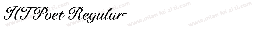 HFPoet Regular字体转换